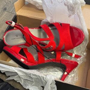 Worthington Women's Red Sandals